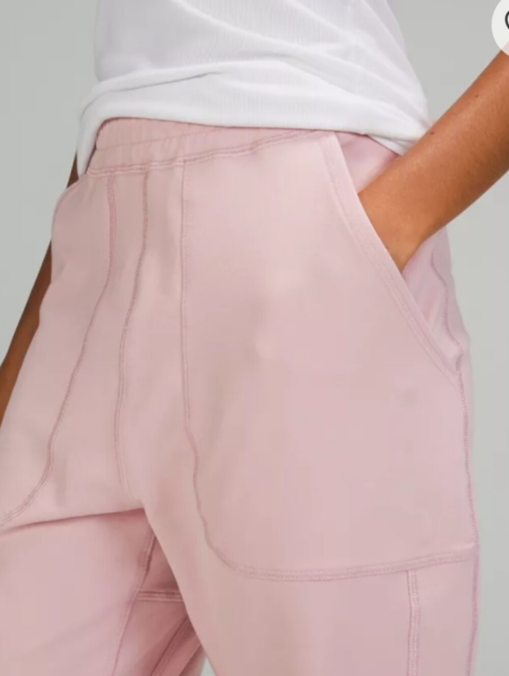 lululemon athletica mauve/pale lavender jogger pants